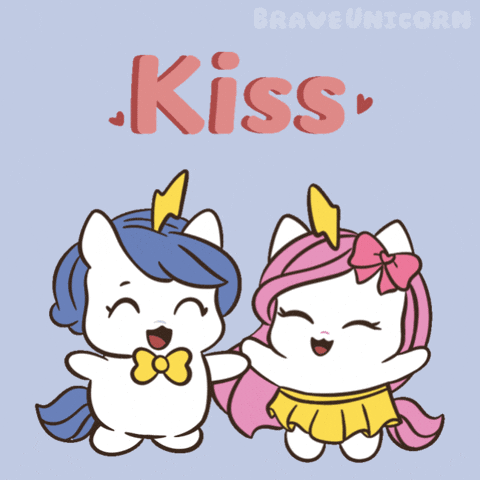 Kisses Love GIF by Brave Unicorn
