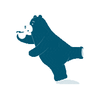 Bear Zoo Sticker by Huggs Coffee