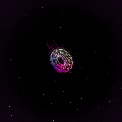 Jellyfish Wireframe GIF
