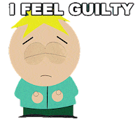 Butters I Feel Bad Sticker by South Park