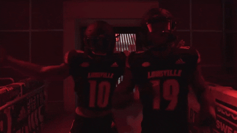 University Of Louisville Football GIF by Louisville Cardinals
