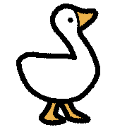 Bird Duck Sticker