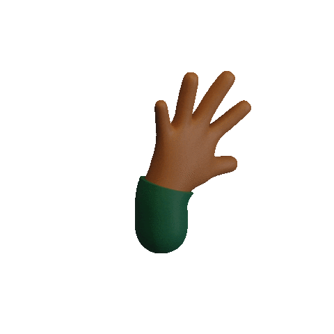 3D Hello Sticker