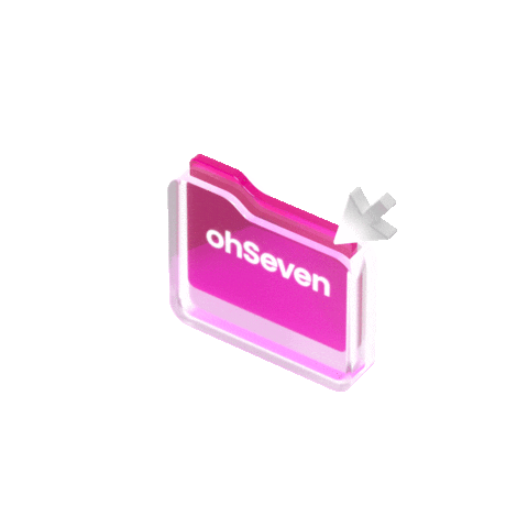 Pink 3D Sticker by ohseven