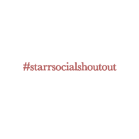 starrsocial giphyupload starr shoutout starrsocial Sticker