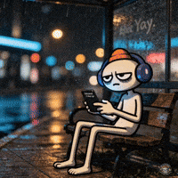 Tired Rainy Day GIF