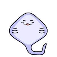 Cartoon Ray Sticker