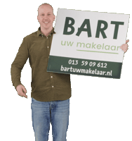bartuwmakelaar bart makelaar tilburg uw Sticker