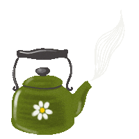 Teatime Teapot Sticker