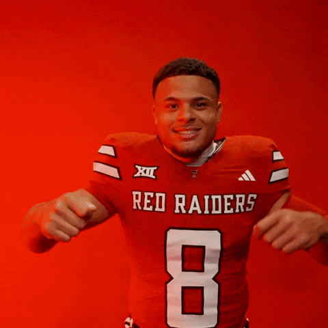 Cameron Dickey GIF by Texas Tech Football