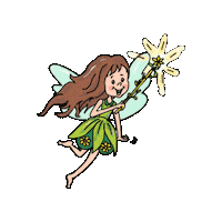 Otterspiele spring fairy flora fruhling Sticker