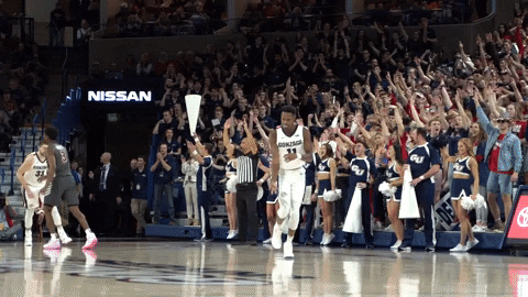 GonzagaBulldogs giphyupload celebration basketball three pointer GIF