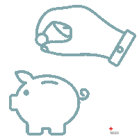 Euro Geld Sticker by Rode Kruis-Vlaanderen