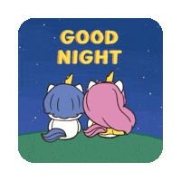 Good Night Bedtime Sticker by Brave Unicorn