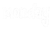 Monday Weekday Sticker by Amanda | Sometimeinjanuary