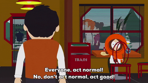 staring kenny mccormick GIF by South Park 