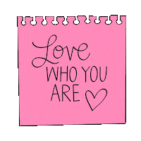 Love Yourself Heart Sticker by Positively Present