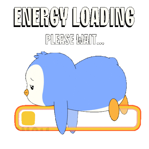 Tired Penguin Sticker by Pudgy Penguins