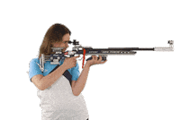Gun Smile Sticker by Team Slovenia