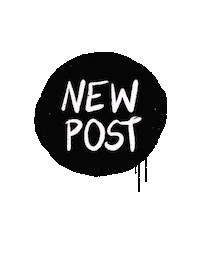 sarawired newpost taphere sarawired black new post Sticker
