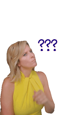 Questions Wondering Sticker by Kerry Barrett Consulting