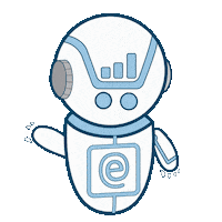Ecommerce Robo Sticker by Precode