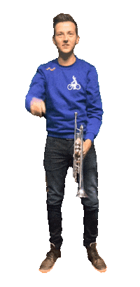 Trompet Sticker by Dweilorkest de Feintsjes