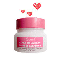 Makeup Love Sticker by Ebanel Skincare