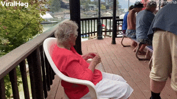 Crack Shot With a Rubber Band From Cheeky Grandma