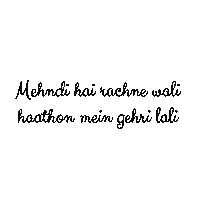 Bollywood Mehndi Sticker by Hennabilge