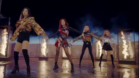 k-pop rose GIF