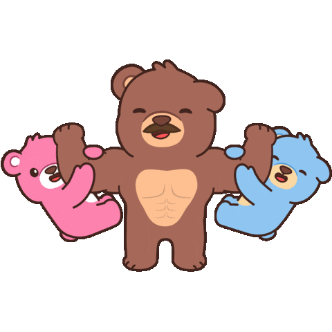 Fathers Day Hero Sticker by BEARISH