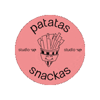 studiopp studiopp studio pp patatas snackas Sticker