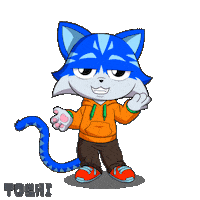 Cat Sticker by Toshithecat