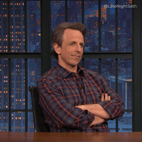 Seth Meyers Reaction GIF by Late Night with Seth Meyers