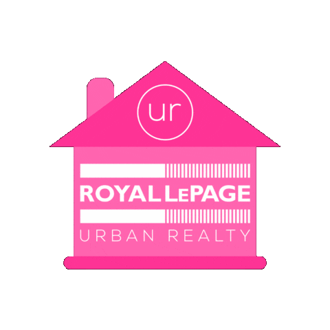 Pink House Sticker by royallepageurban