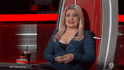 nbcthevoice yikes kelly thevoice ohno GIF