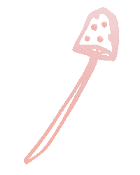 Mushroom Write On Sticker