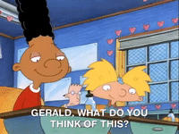 hey arnold nick splat GIF