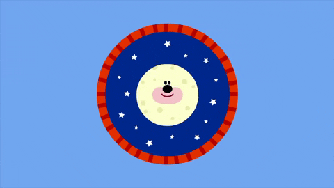 bbc moon GIF by Hey Duggee