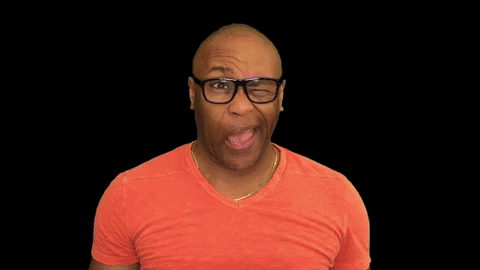 RobertEBlackmon giphygifmaker reaction happy meme GIF