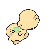 Awkward Character Sticker
