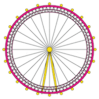 running london event charity landmark Sticker