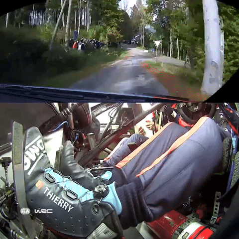 Driving On The Way GIF by FIA World Rally Championship
