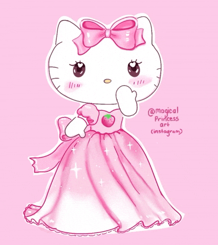 magicalprincessart giphyupload pink kawaii princess GIF