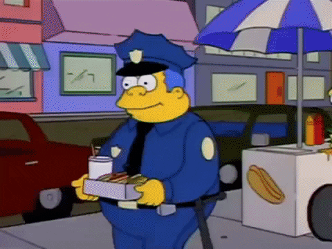 mspete giphygifmaker simpsons flu wiggum GIF