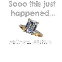 Ring Diamonds Sticker by Michael Arthur