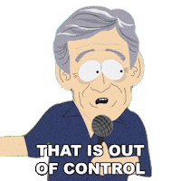 Out Of Control Sticker by South Park