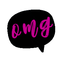 Oh My God Omg Sticker by Penelope Wylde