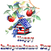 fourth of july art STICKER